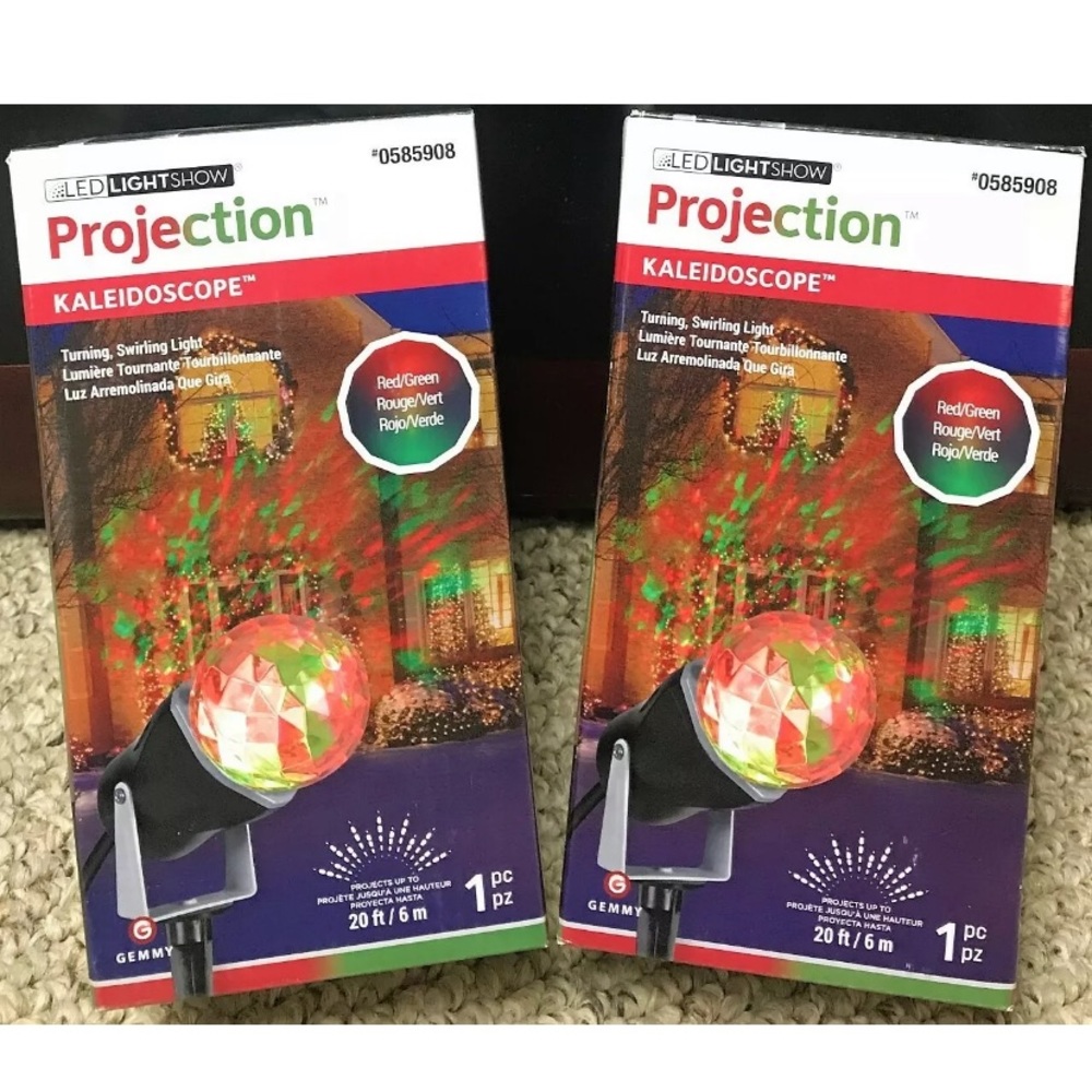 Kaleidoscope globe Christmas light up